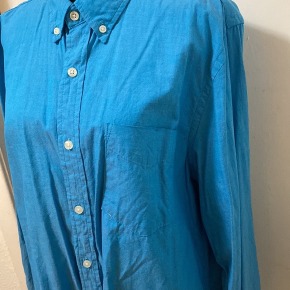 Club room | men’s | Regular slim Fit Solid Dress shirt | Large | blue - Picture 2 of 6